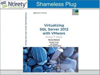 Michael Webster
Shameless Plug
<Your Name Here>
 