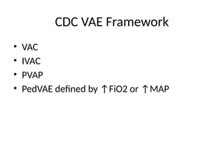 Pedvae Algorithm VAP_Presentation and atypical pneumonia in paediatrics | PPTX