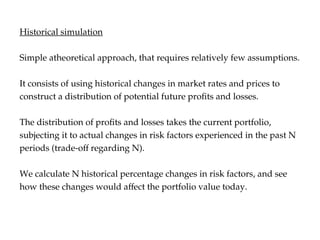 Value at risk powerpoint presentation with its methods | PPT