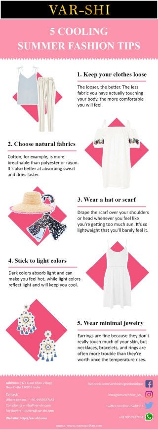 5 Cooling Summer Fashion Tips To Look Great