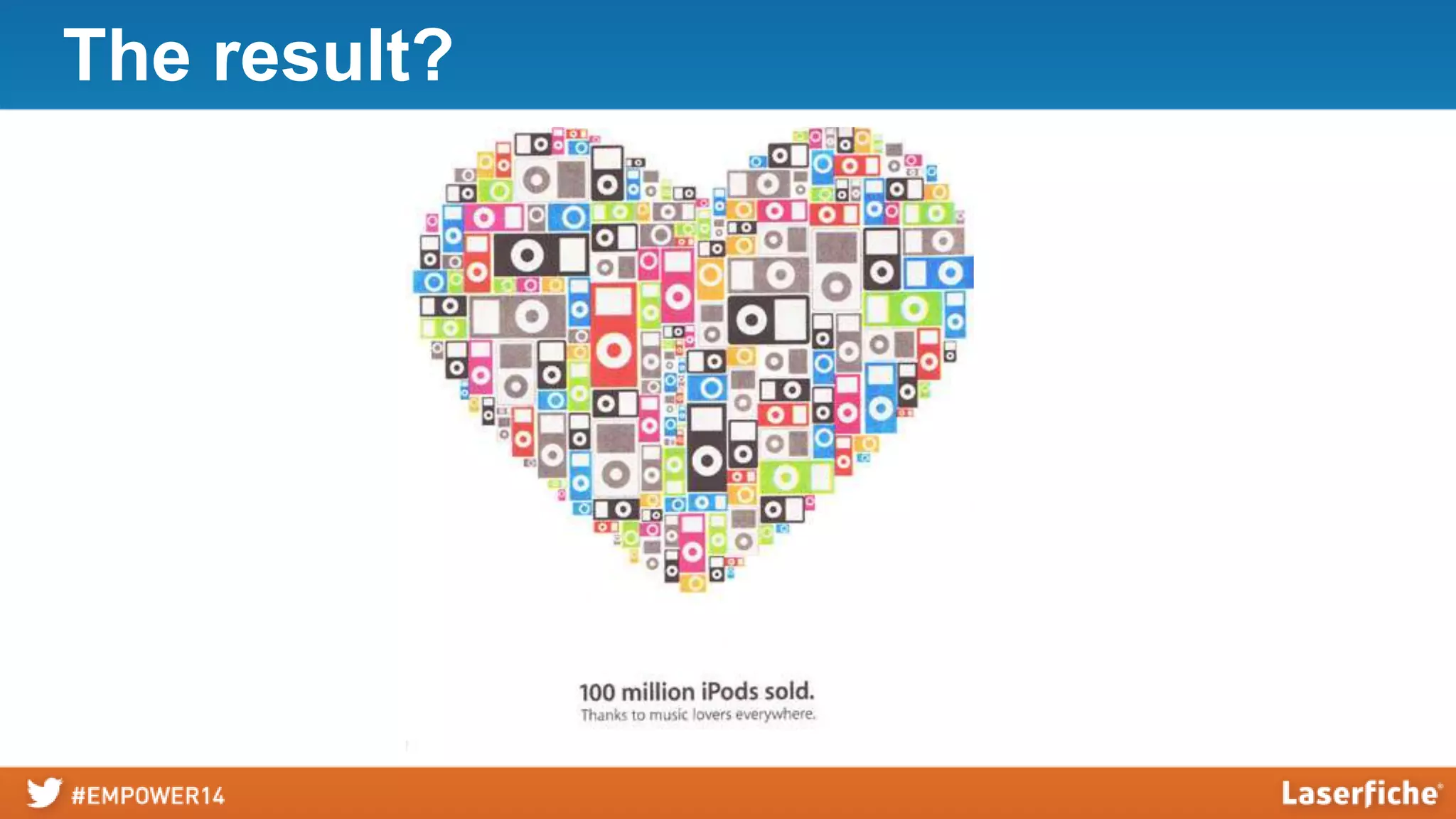 How can I make sure I have true value?
‣ What’s best for the
customers?
‣ What influence do I have?
‣ Would Mom be proud?
‣ Have I stormed the
barricades?

 