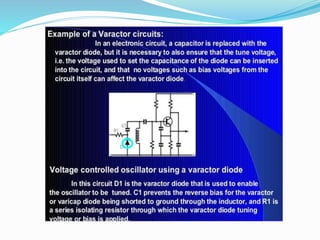 Varactor diode | PPTX
