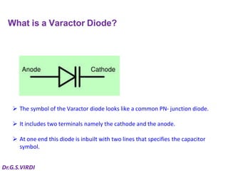 Varactor Symbol Principle, Construction, and Types of Varactor Diode – A Comprehensive ...