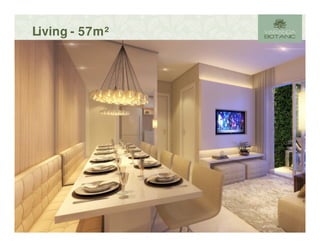 Living - 57m²
 