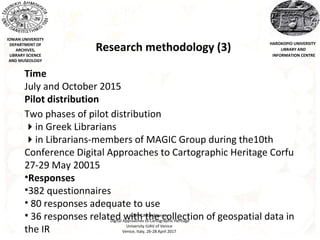 Geospatial Collections in Institutional Repositories (IRs): a survey in Map/GIS Libraries