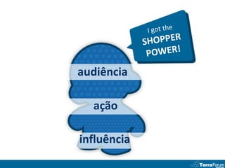 audiência

  ação

influência
 