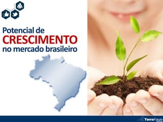 Potencial de
CRESCIMENTO
no mercado brasileiro
 