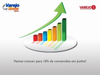 Vamos crescer para 10% de conversões em Junho?
 
