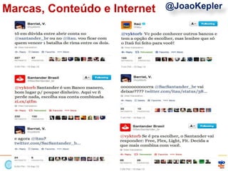 @JoaoKepler 
Marcas, Conteúdo e Internet  