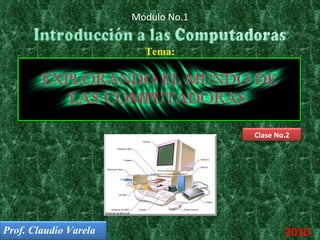 Módulo No.1 2010 Tema: Prof. Claudio Varela Clase No.2 