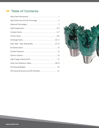 Varel Roller Cone Drill Bits | PDF