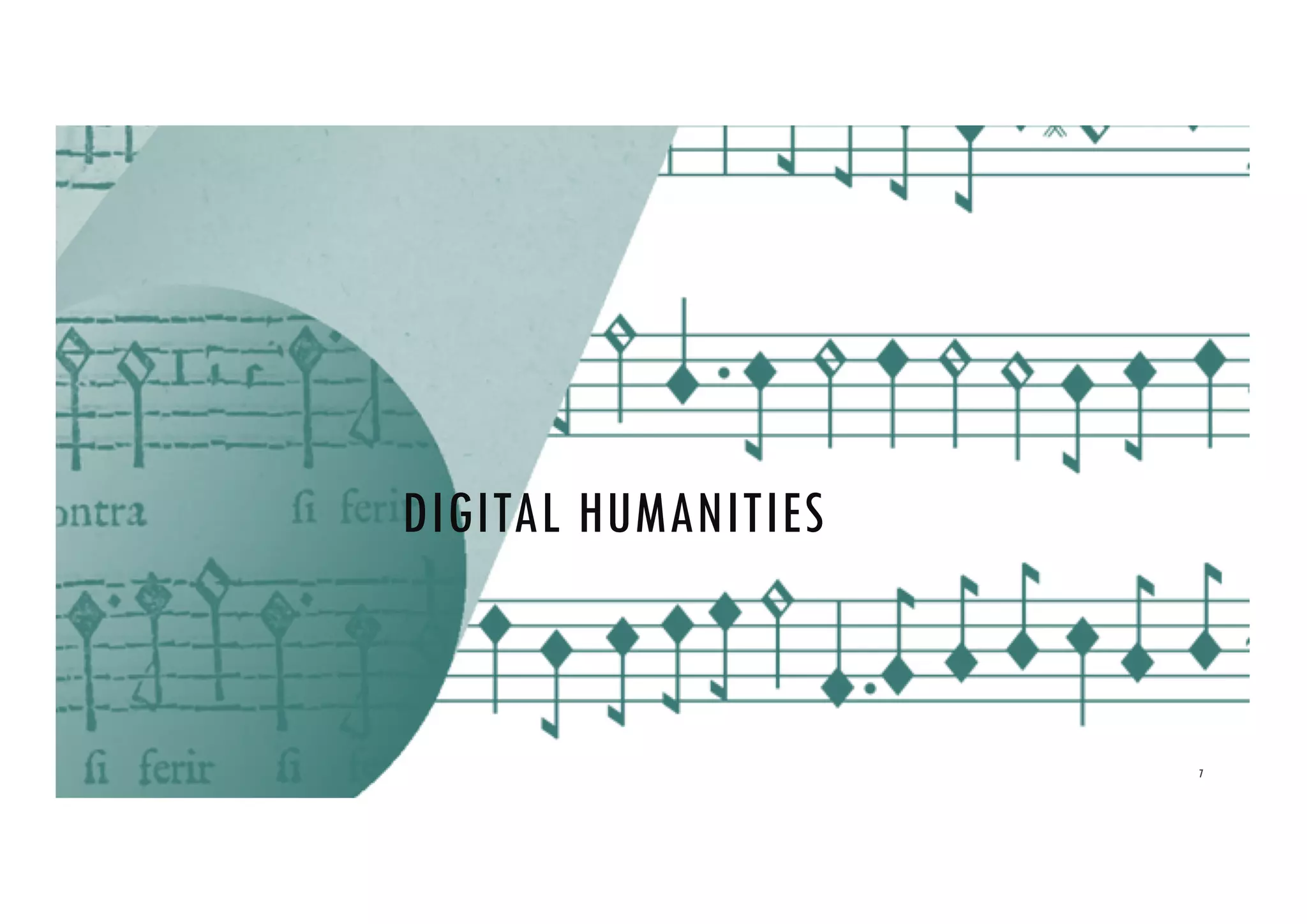 DIGITAL HUMANITIES
 