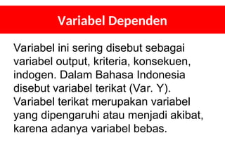 variabel-variabel penelitian dalam bisnis.ppt