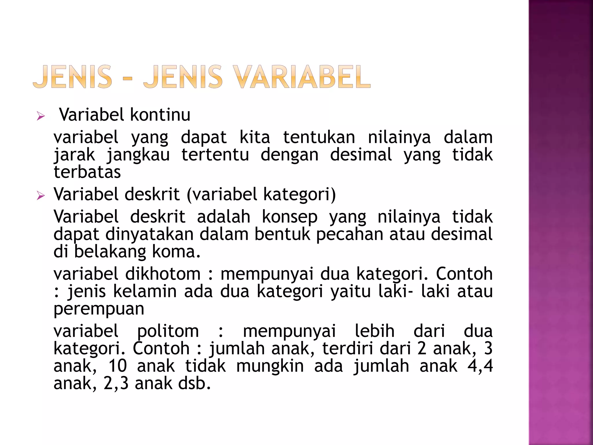 PPT Variabel dan hipotesis | PPTX