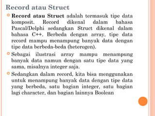 VARIABEL, KONSTANTA DAN TIPE DATA pertemuan 4.ppt