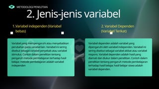 Materi Variabel Penelitian Pendidikan .pptx