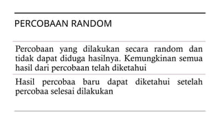Variabel Random VARIABEL RANDOM DAN DISTRIBUSI VARIABEL RANDOM.pptx