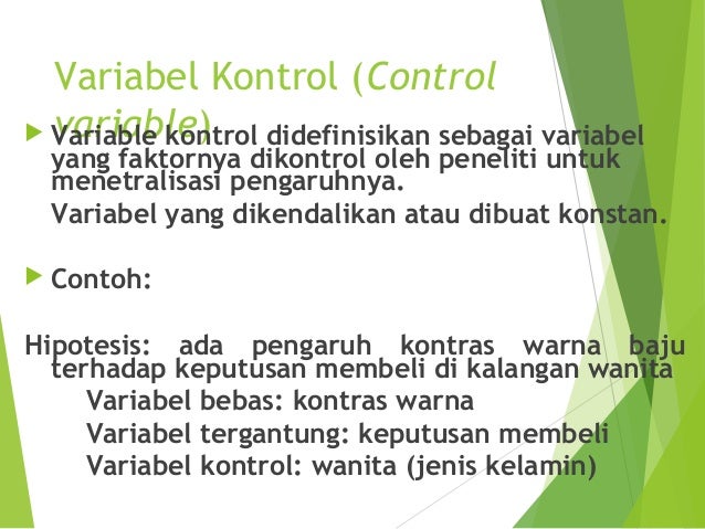 Variabel Riset