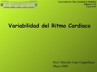 Variabilidad Del Ritmo Cardiaco | PPT