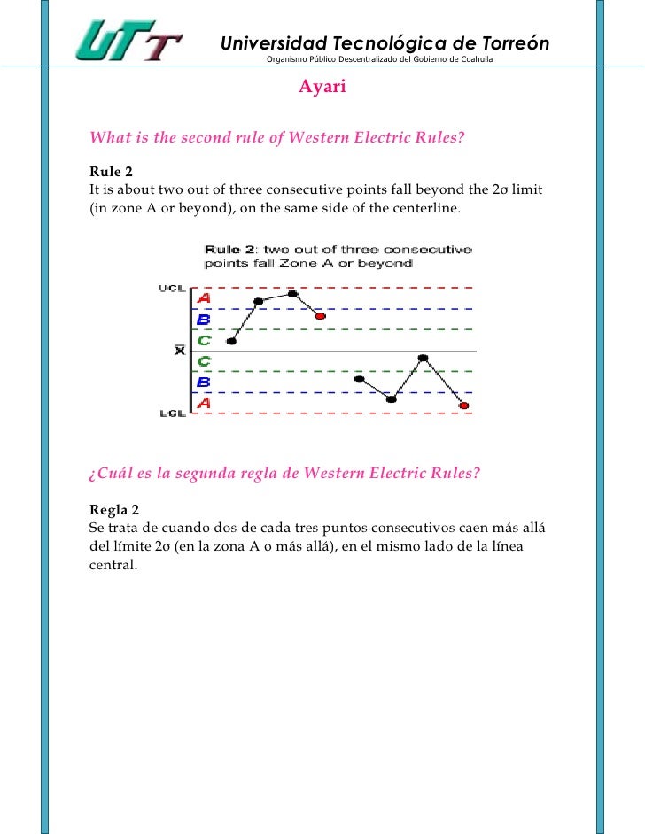 Nelson Rules Western Electric Rules vrogue.co