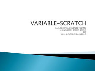 Variable scratch