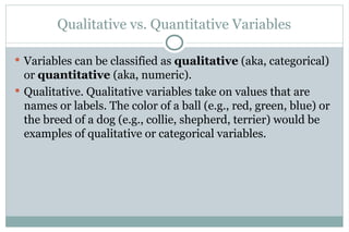Variable And Its Types for the initial learning | PPT