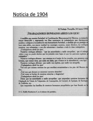 Noticia de 1904 
 