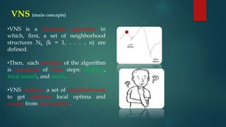 Variable neighborhood search (Meta-heuristics).pptx | Computing ...
