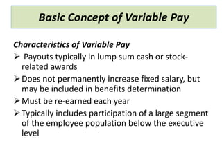 Variable pay | PPTX