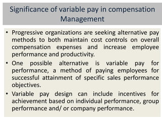 Variable pay | PPTX