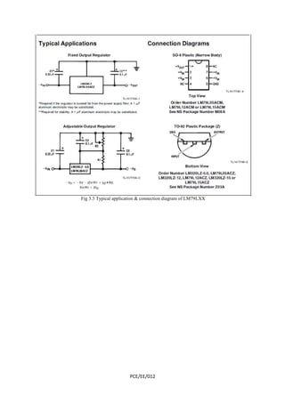 Fig 3.3 Typical application & connection diagram of LM79LXX 
PCE/EE/012 
 