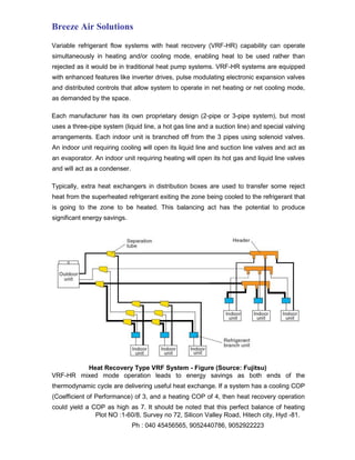 Variable refrigerant flow systems | PDF