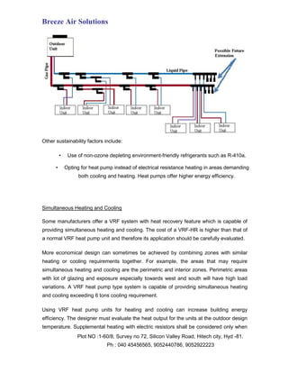 Variable refrigerant flow systems | PDF