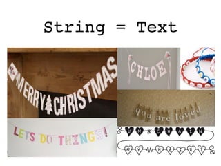 String = Text
 
