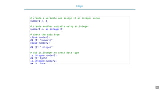 Variables & Data Types in R | PDF