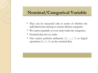 Variables