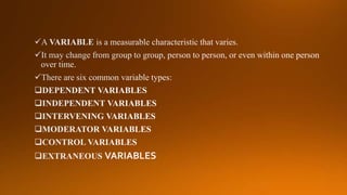 Variables | PPTX | Science