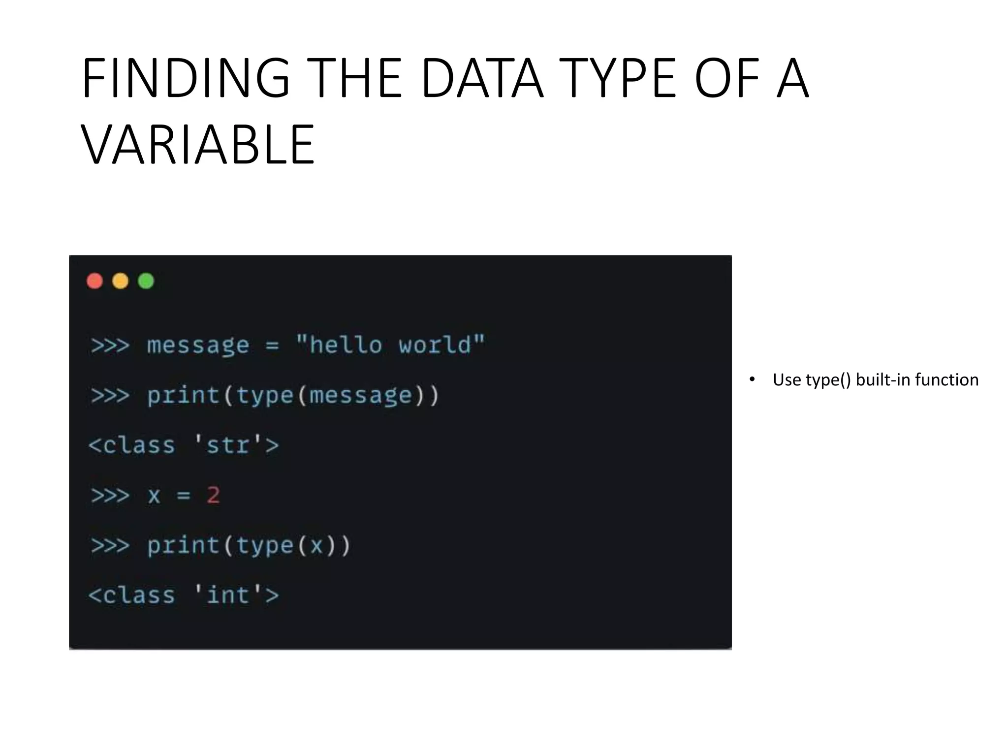 PART 1 - Python Tutorial | Variables and Data Types in Python | PPTX