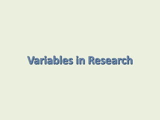 Variables.pptx | Science
