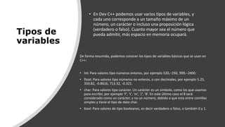 VARIABLES | PPTX