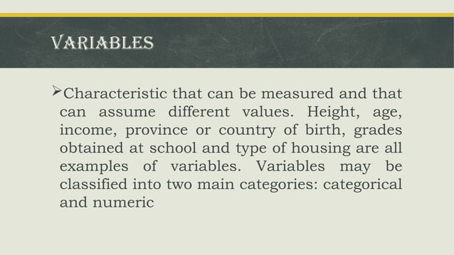 Variables and what is the meaning of variales | PPTX | Physics | Science