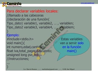 Variables, Constantes y Tipos de datos en C | PDF