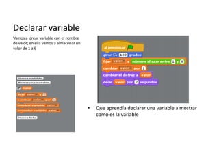 Variables scratch | PPTX