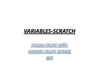 VARIABLES-SCRATCH
 