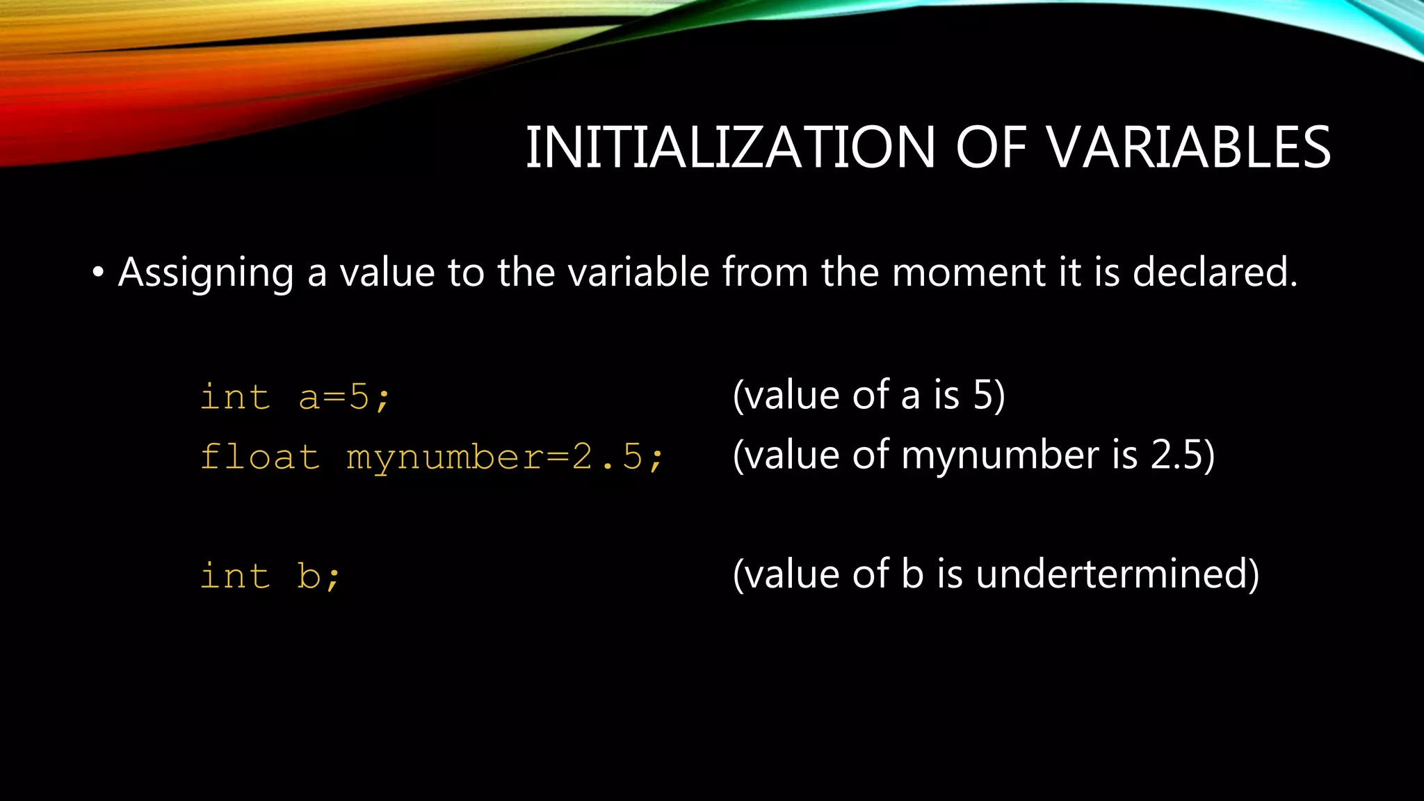 Variables and data types in C++ | PPTX | Programming Languages | Computing