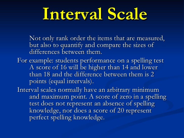 Variables And Measurement Scales