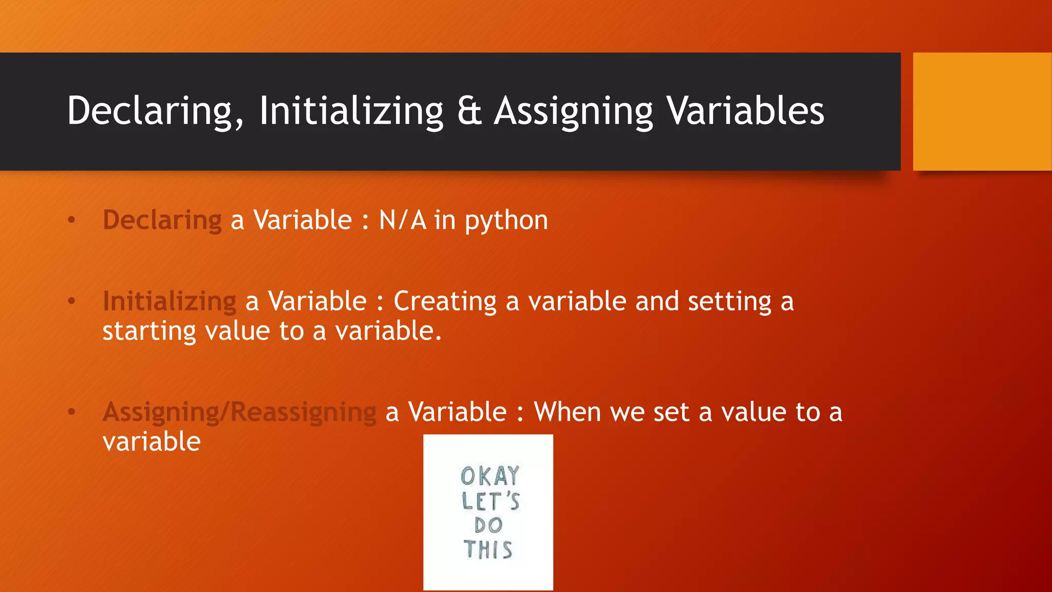 Variables and Statements | PPTX | Programming Languages | Computing