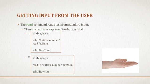 Variables and User Input | PPT