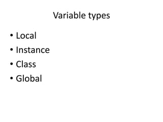 Variable scope | PPT