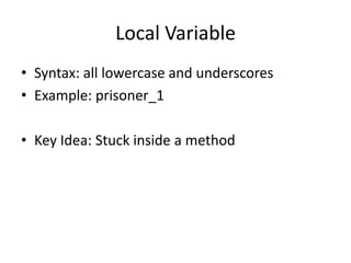 Variable scope | PPT